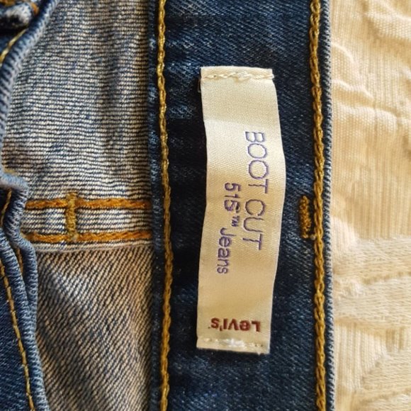 Levi's 515 Boot cut Jeans - Size 8 Short - Picture 4 of 6